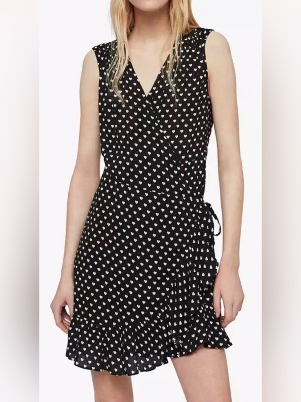 All Saints Krystal Valentine Wrap Dress